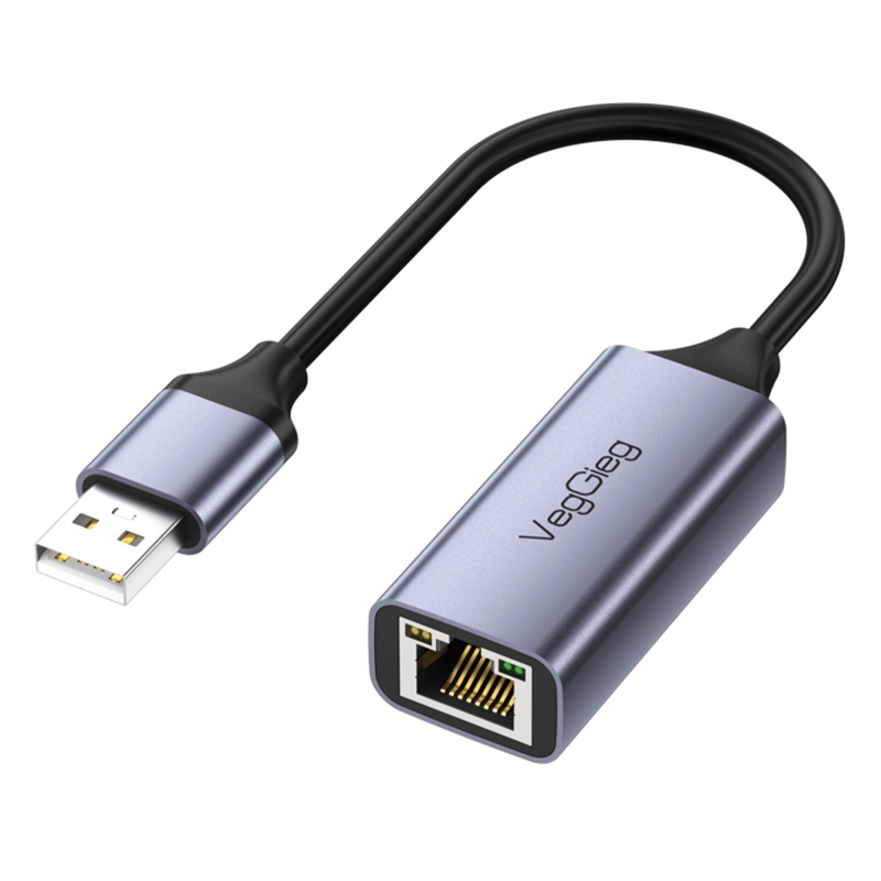 Veggieg USB 2.0 100Mbps Rj45 Lan Ethernet İnternet Çevirici Dönüştürücü - 1