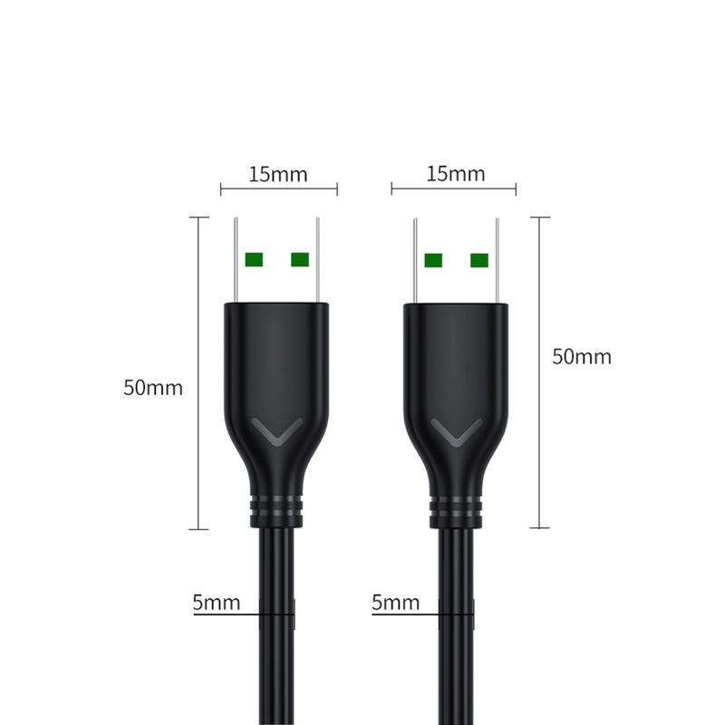 VegGieg USB-A Male to Male Uzatma USB 2.0 Kablo 1.5 Metre - 7