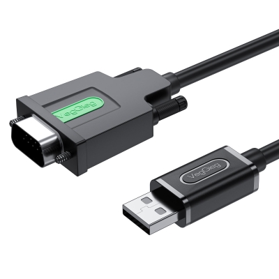 VegGieg USB 2.0 to RS232 DB9 PL2303 Chip Dönüştürücü Adaptör Kablo 1.5 Metre - VegGieg