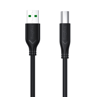 VegGieg USB B Printer Tarayıcı Yazıcı Data Kablosu 5 Metre - 8