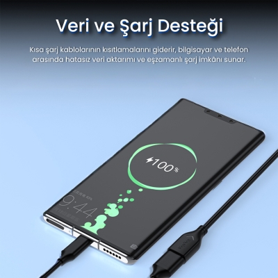 VegGieg USB 2.0 Uzatma Kablosu 10 Metre - 5