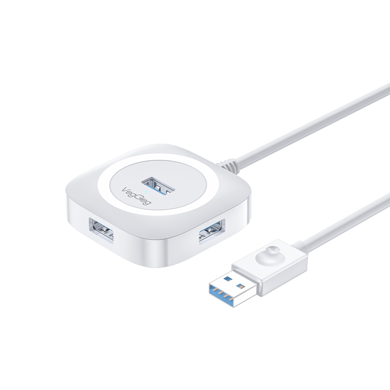 VegGieg 4 Port USB 3.0 Çoklayıcı Hub Beyaz - 3