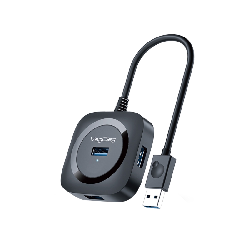 VegGieg 4 Port USB 3.0 Çoklayıcı Hub Siyah - 1