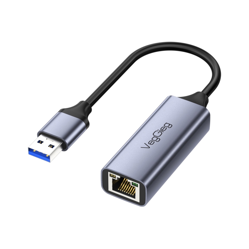 VegGieg USB 3.0 Gigabit 1000Mbps RJ45 Ethernet Dönüştürücü Adaptör - 1