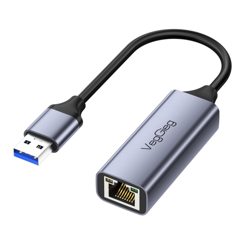 VegGieg USB 3.0 Gigabit 1000Mbps RJ45 Ethernet Dönüştürücü Adaptör - 1