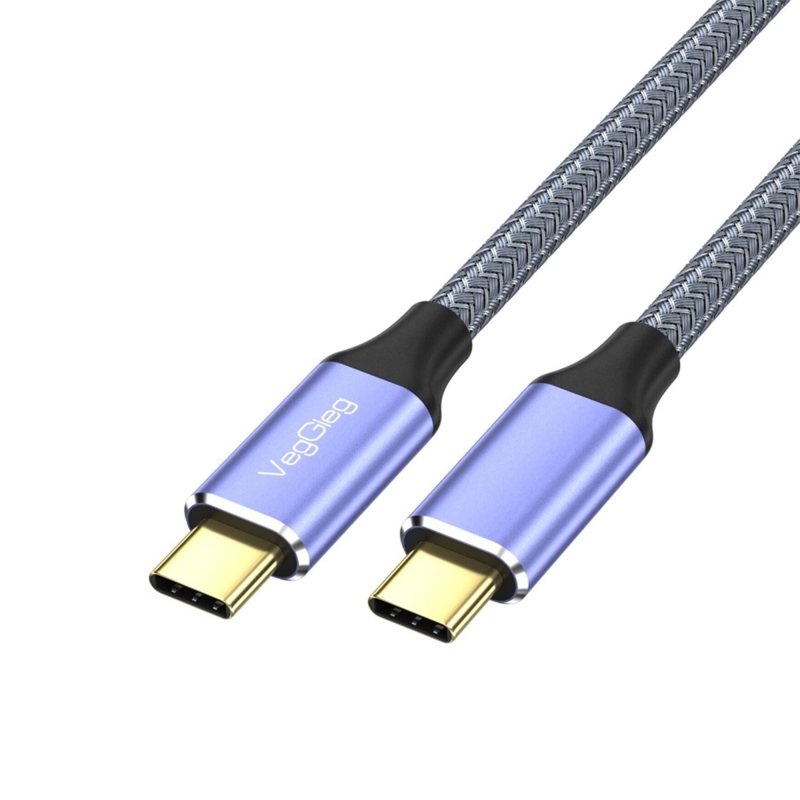 VegGieg USB 3.1 Type-C PD 100W 5A 10Gbps 4K 60Hz Destekli Kablo 2 Metre - 8