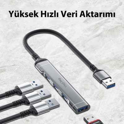 VegGieg USB 3.0 4 port 3*USB 2.0 ve 1*USB 3.0 Çoklayıcı Hub - 5
