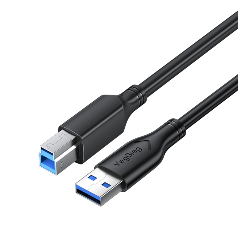 VegGieg USB A Printer Tarayıcı Yazıcı Data Kablosu 5 Metre - 1