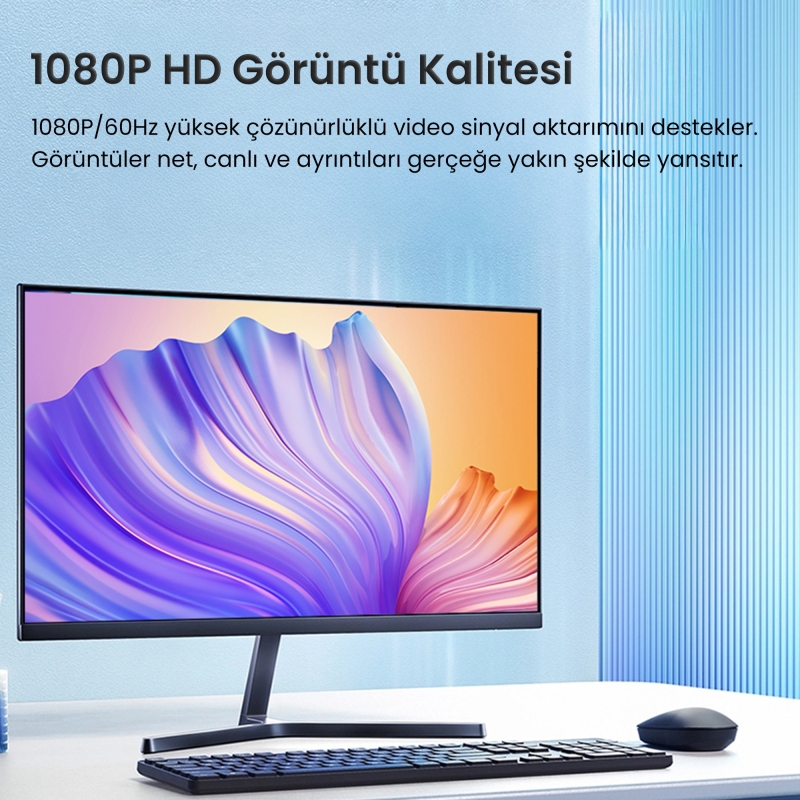 VegGieg USB-A to HDMI Çevirici Dönüştürücü Adaptör - 3