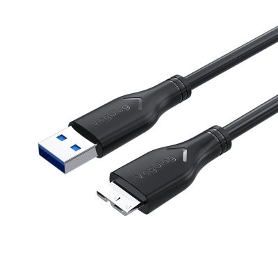 VegGieg USB 3.0 Micro B Şarj ve Data HDD Kablosu 1 Metre - VegGieg