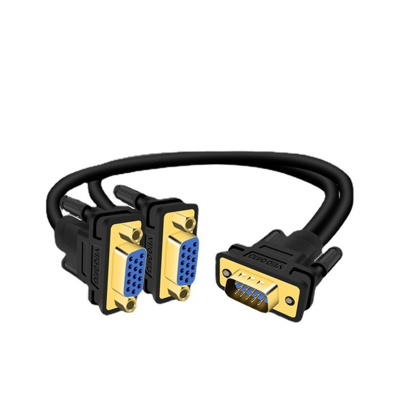VegGieg V401 VGA to 2 VGA Çoklayıcı Splitter Y Kablo - 1