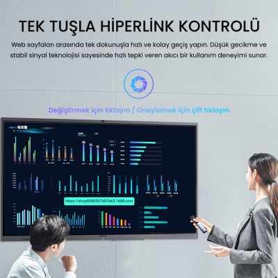VegGieg Yeşil Lazer Presenter Şarjlı Kablosuz Sunum Kumandası - 7