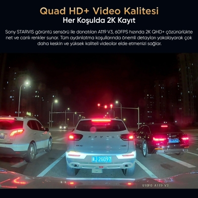 Viofo A119 V3 2K 2560*1600P GPS'li Araç Kamerası - 2