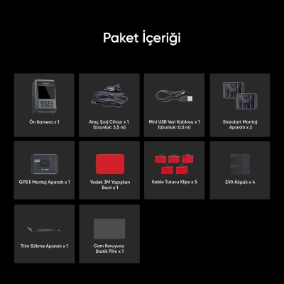 Viofo A119 V3 2K 2560*1600P GPS'li Araç Kamerası - 9