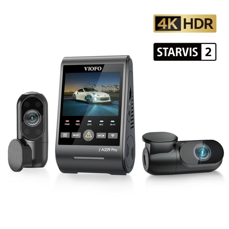 Viofo A229 Pro 3 Kameralı Ön-Arka-İç 4K+2K+1080P HDR Sony Starvis 2 WiFi GPS’li Araç Kamerası - 2