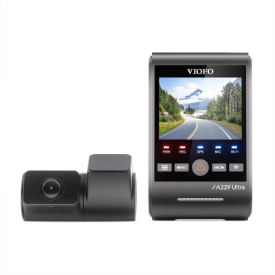 Viofo A229 Ultra 2 Kameralı Ön ve Arka 4K+4K Sony Starvis 2 Sensörlü Dual HDR Wi-Fi 6 GPS'li Araç Kamerası - 4