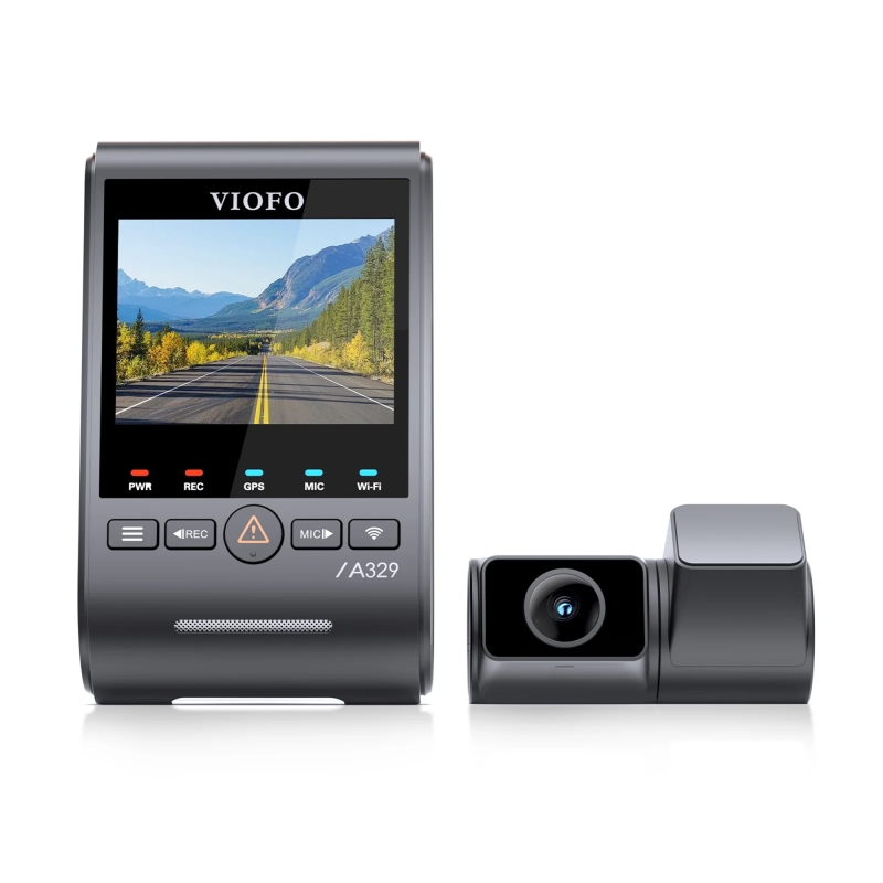 Viofo A329S 2 Kameralı Ön+Arka 4K 60FPS+2K Wi-Fi 6 HDR Sony STARVIS 2 Sensör GPS'li SSD Destekli Araç Kamerası - 4
