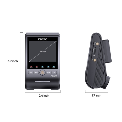 Viofo A329S 4K 60FPS Wi-Fi 6 HDR Sony STARVIS 2 Sensör GPS'li SSD Destekli Araç Kamerası - 7