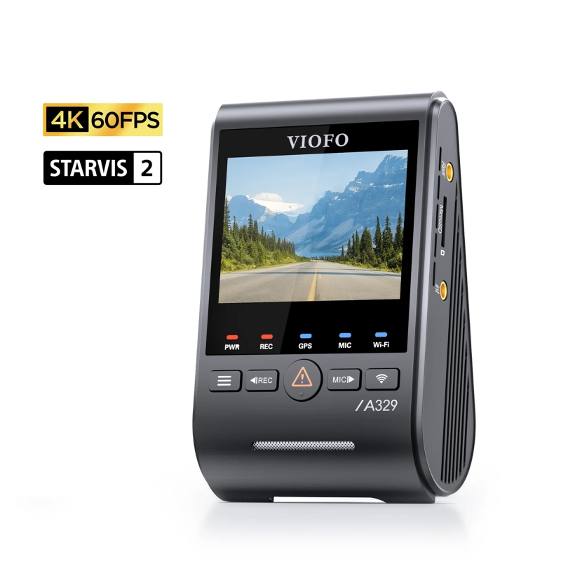 Viofo A329S 4K 60FPS Wi-Fi 6 HDR Sony STARVIS 2 Sensör GPS'li SSD Destekli Araç Kamerası - 1