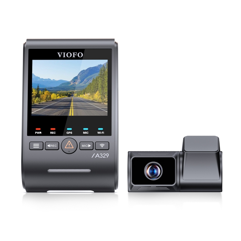 Viofo A329T 2 Kameralı Ön+Arka 4K 60FPS+2K Wi-Fi 6 HDR Sony STARVIS 2 Sensör GPS'li SSD Destekli Araç Kamerası - 6