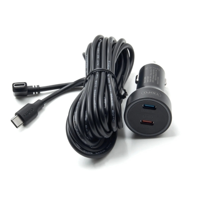 Viofo D6000 A329 / A329S / A229 Ultra Uyumlu Type-C Dual USB Çakmaklık Şarj Adaptörü - 2