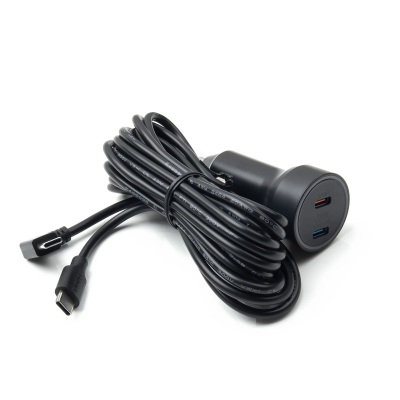 Viofo D6000 A329 / A329S / A229 Ultra Uyumlu Type-C Dual USB Çakmaklık Şarj Adaptörü - 1