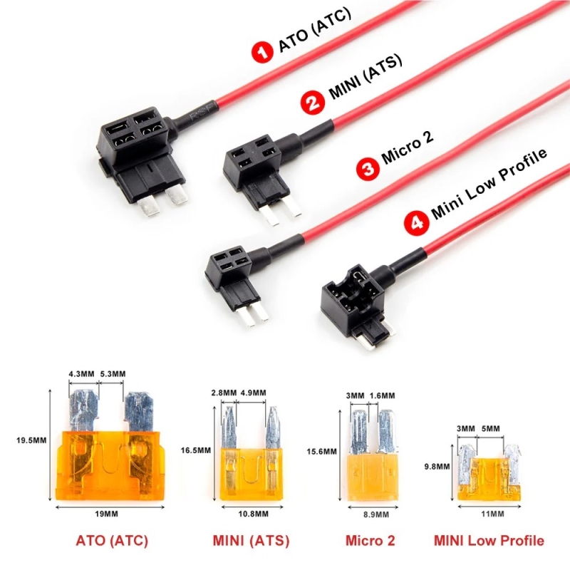 Viofo Fuse Tap Sigorta Kutusu Bağlantı Aparatı 4lü - 2