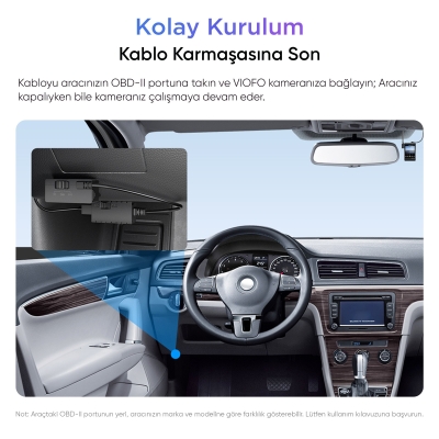 Viofo OP100 OBD Park Modu Bağlantı Kiti - 2