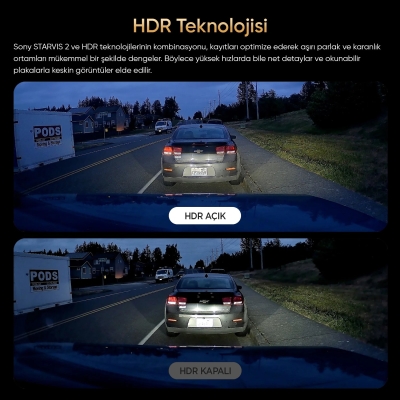 Viofo RNE800 A229 Ultra Uyumlu 4K Ultra HD Arka Kamera - 3