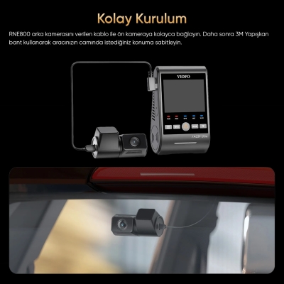 Viofo RNE800 A229 Ultra Uyumlu 4K Ultra HD Arka Kamera - 5