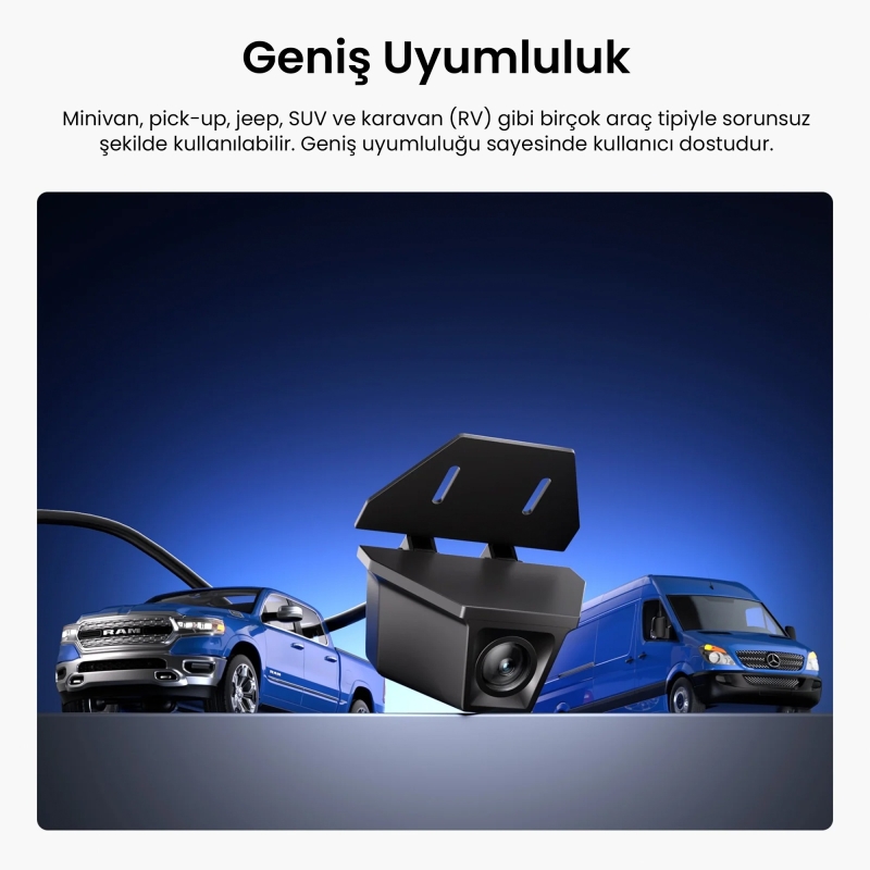 Viofo RWC200 IP67 Su Geçirmez A229 Pro / Plus Uyumlu 2K Quad HD Dış Arka Kamera 7.5 Metre - 5