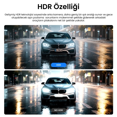Viofo RWC400 IP67 Su Geçirmez A329 Serisi ile Uyumlu 2K HDR 30FPS Dış Arka Kamera - 4