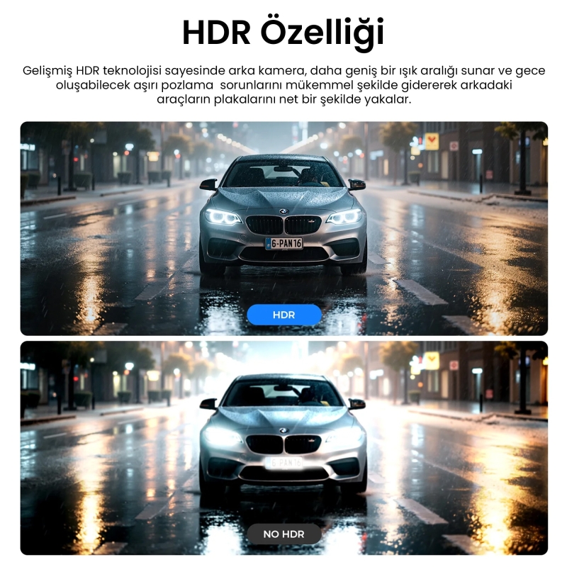 Viofo RWC400 IP67 Su Geçirmez A329 Serisi ile Uyumlu 2K HDR 30FPS Dış Arka Kamera - 4
