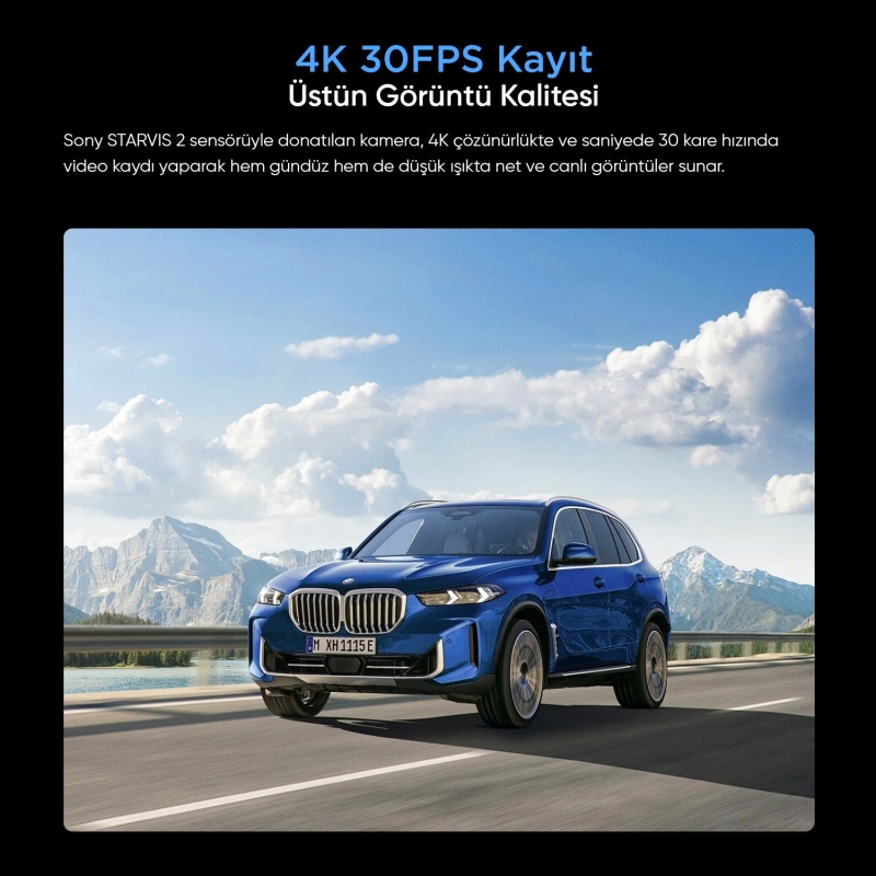 Viofo RWE800 A229 Ultra Uyumlu 4K Ultra HD IP67 Su Geçirmez Dış Arka Kamera - 4