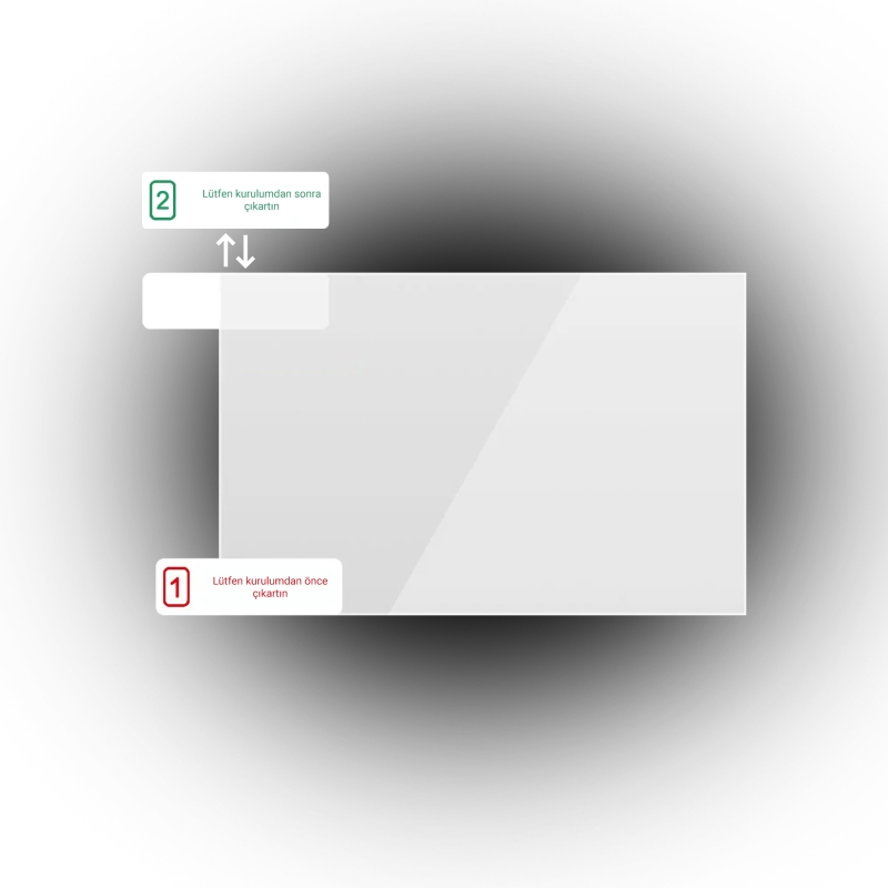 Viofo Şeffaf Cam Koruyucu Statik Film - 1