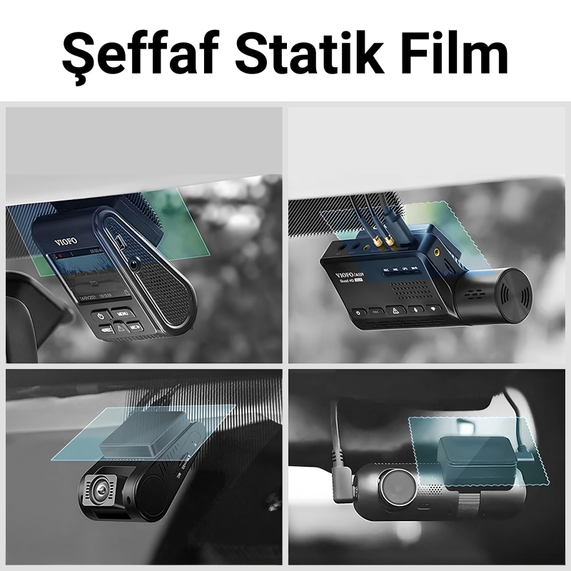Viofo Şeffaf Cam Koruyucu Statik Film - 2